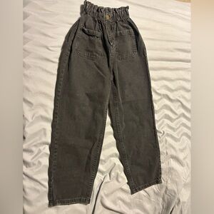 Zara Kids Black High-Waisted Pants Size 13/14